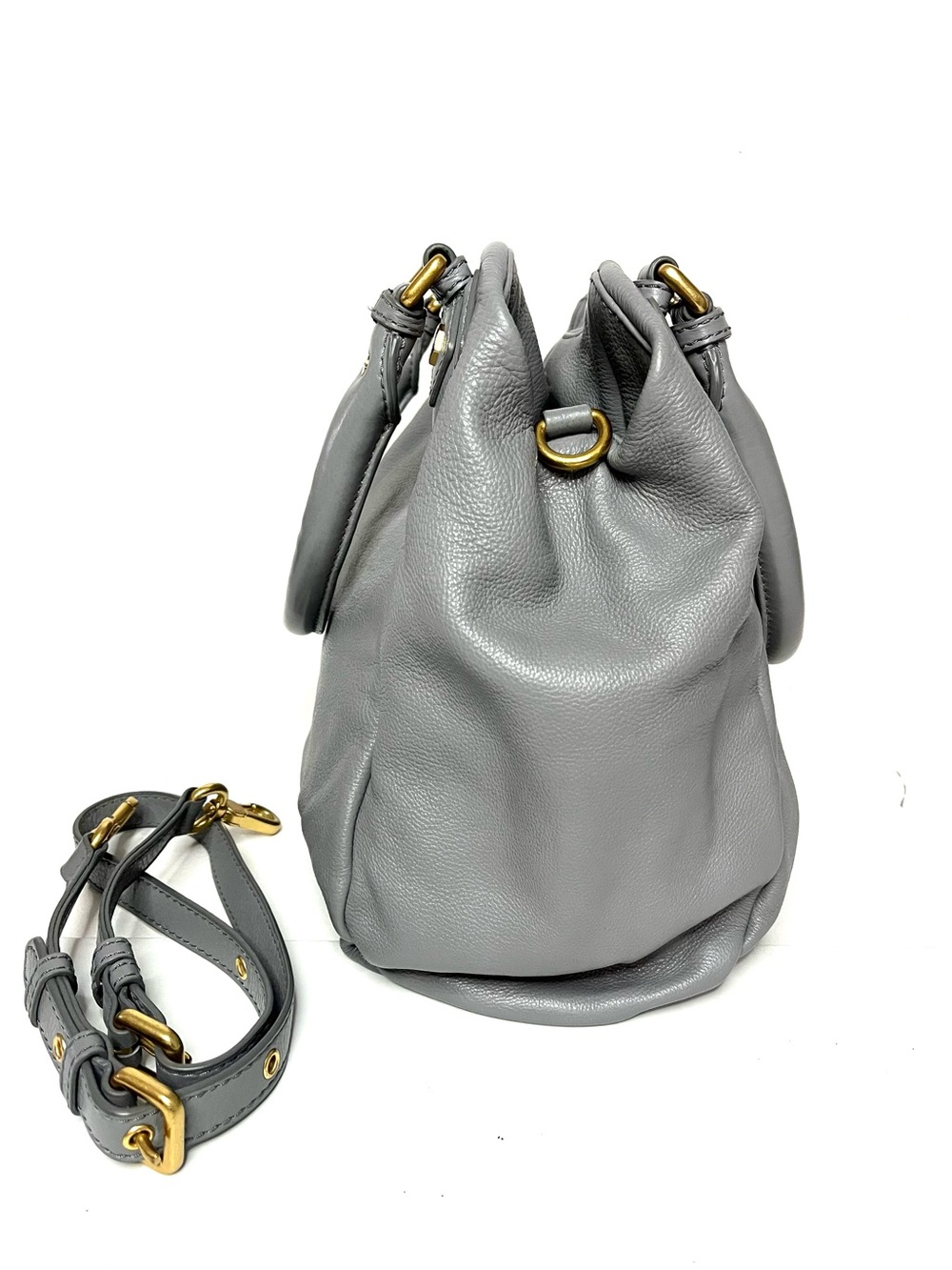 Marc by Marc Jacobs Classic Q Francesca Tote in Gray Leather - Picture 6 of 13